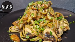 Pasta allAssassina in bianco con Funghi [upl. by Eltsyrc]