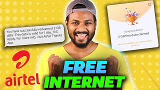 FREE İNTERNET വേണോ 😱 ഒരു അടിപൊളി Trick ഉണ്ട്  airtel free internet trick malayalam [upl. by Alejandra657]