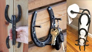 Crafting with Horseshoes  DIY Decorative Ideas amp Art Projects  The Art of Horseshoes [upl. by Aerdnat981]