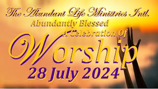 Abundantly Blessed  A Celebration Of Worship  28 July 2024 [upl. by Hagile]