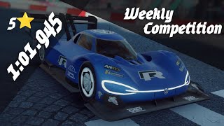 5⭐  101945  Volkswagen Electric R  Weekly Competition  Arc de Triomphe   Asphalt 9 [upl. by Fadiman]