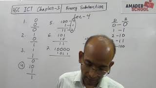 HSC ICT Lecture 3  বাইনারি বিয়োগ পদ্ধতি  Binary Substraction  Monir Sir [upl. by Juline]