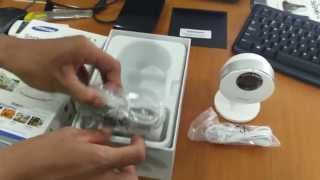 Samsung SmartCam HD Pro unboxing [upl. by Hanae]