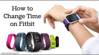 Como cambiar la hora en los Fitbit [upl. by Atiz479]