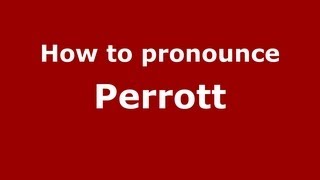 How to Pronounce Perrott  PronounceNamescom [upl. by Rosenwald]