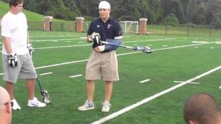 24 Seven Lax Faceoffs 101 with Alex Smith at the WarriorBrine Coaches Clinic [upl. by Lairbag531]