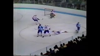 1984 Adams Division Final Montreal Canadiens vs Quebec Nordiques Game 4 [upl. by Ariahay]