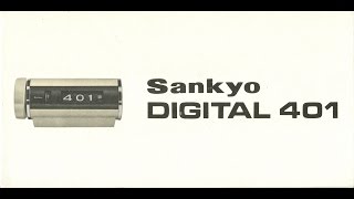 Sankyo Digital 401 cyclometer clock [upl. by Ainirtac]