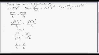 The Consumers Expenditure Function [upl. by Belak224]