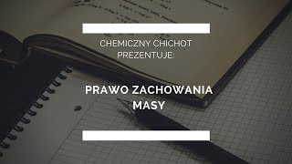 Prawo zachowania masy [upl. by Yrrab]