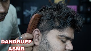 Satisfying Dandruff Removal ASMR Massage For Cure Your Insomnia  ASMR Comb Scratching Massage [upl. by Naujik]