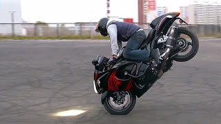 Suzuki Hayabusa Stunt [upl. by Aika]