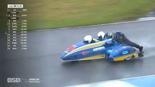 British Sidecar Championship 2024 Round 3 Knockhill  Race 2 [upl. by Born]