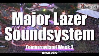 Major Lazer  Tomorrowland 2022 Weekend 3 [upl. by Lleda754]