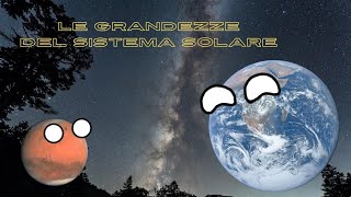 LE DIMENSIONI DEL SISTEMA SOLARE [upl. by Tiff]