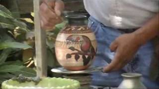 Costa Rican Artisans  Chorotega Pottery [upl. by Ardnosak429]