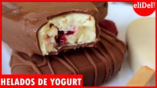 💥Helado de YOGURT cubierto de CHOCOLATE🍫 [upl. by Jenny]