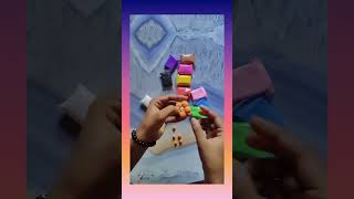 Clay diye ghor sajalam  ghor sajano art youtubeshorts ayushiart [upl. by Alhahs]