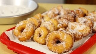 Homemade Doughnuts Recipe Italian Graffe  Laura Vitale amp Nonna  Laura in the Kitchen Ep 444 [upl. by Eniamahs121]