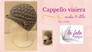 Tutorial cappello visiera alluncinettolafatatuttofare [upl. by Sadira]