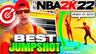 NEW BEST JUMPSHOT ON NBA 2K22 AFTER PATCH 100 GREENLIGHT JUMPSHOT BEST JUMPSHOT IN NBA 2K22 [upl. by Eeclehc]