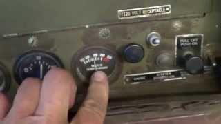 Vintage Hobart Military Generator Load Test [upl. by Suiremed]