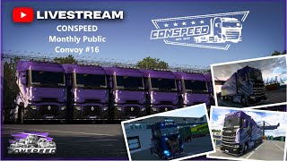 ✨🅻🅸🆅🅴✨ETS 2✨ROMANIA MAP CONTINUAM CU EXPLORAREA HARTII✨LA FINAL✨CONSPEED Monthly Public Convoy 16✨ [upl. by Nerak]