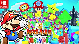 Paper Mario  Origami KingPeach’s CastleGameplaywalkthrough Part 1🎮 Nintendo Switch [upl. by Eilahs810]