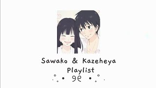 Sawako And Kazehaya Playlist ♡ Kimi Ni Todoke [upl. by Dow502]