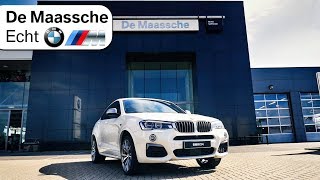 BMW X4 M40i Rijtest Review  BMW M De Maassche Echt [upl. by Ijuy]