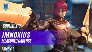 GODLIKE X13 IMNOXIUS CASPIAN PALADINS COMPETITIVE NEW PATCH 66 MEASURED CADENCE [upl. by Nitsyrk582]