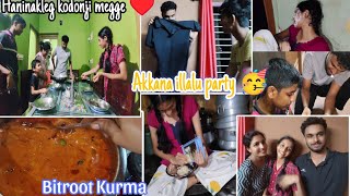 Haninakleg kudonji megge aveta lekkad ini kinya party 🥳Birthdayg photoshootBeetroot kurmatuluvlog [upl. by Hough]