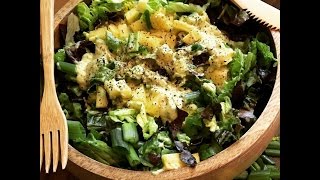 Creamy Pineapple Dressing  Low Fat Raw Vegan YUM [upl. by Aniaz855]