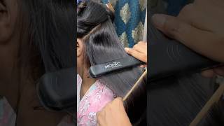 Always use alovera gel before using straightening machine straightening ning [upl. by Marshall]