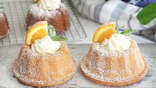 Soft amp Tasty Mini Citrus Bundt Cakes [upl. by Adnamal195]