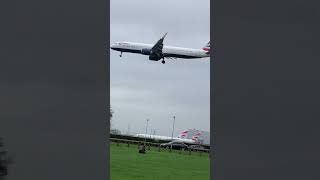 Plane spotting Heathrow feltham London [upl. by Aneres]