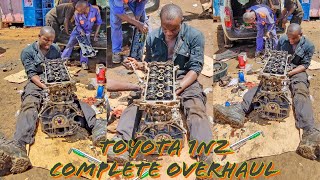 Restoring a Toyota 1NZ Engine African Mechanics Complete Overhaul Process [upl. by Thorley]