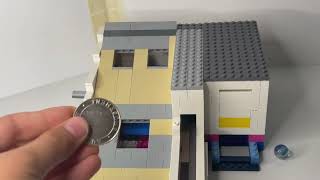 LEGO Skee Ball with Functional Coin Mechanism  My Invention Explained [upl. by Nerreg]