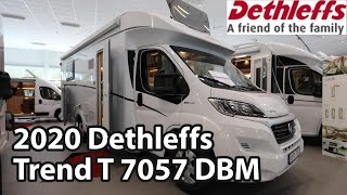 Dethleffs Trend T 7057 DBM 2020 Motorhome 741 m [upl. by Lindi]