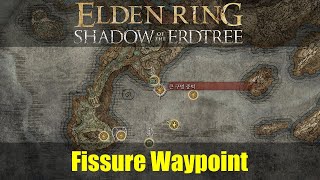 How to get to Fissure Waypoint Elden Ring DLC [upl. by Zilvia]