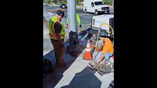 Team Econolite Cabinet and Wire Installation CityOfPalmDesert CA TrafficSignals [upl. by Bland600]