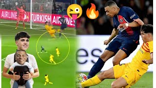 Wow Mbappe will NEVER forget Cubarsi 🔥 see what Barcelona wonder kid did to PSG superstar in Paris [upl. by Norry844]