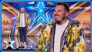 ALL of Mike Woodhams spectacular singing impressions  Britains Got Talent [upl. by Eyde]