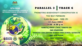 🔴LIVE 12TH FRSIS 2024  PARALLEL 3  TRACK 6 Promoting biodiversity conservation is the way forward [upl. by Karb]