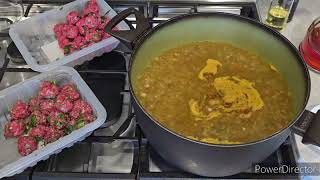 SOPA DE ALBÓNDIGAS CON VEGETALES [upl. by Gilead]