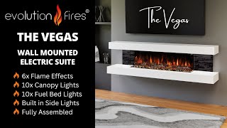 The Vegas Wall Mounted Electric Fireplace [upl. by Till]