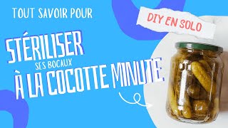 Tuto cuisine  Je vous explique comment je stérilise mes préparations à la cocotte minute [upl. by Eilraep616]