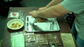 A look at MREs menu 15 quotBeef Enchiladaquot [upl. by Ahtivak]