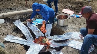 Barbacoa De Borrego Al Pozo Así Sale Muy suave y con mucho sabor 😋 [upl. by Michaeline517]