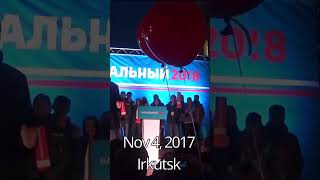 November 4 2017 Irkutsk Alexei Navalnys rally [upl. by Immanuel116]